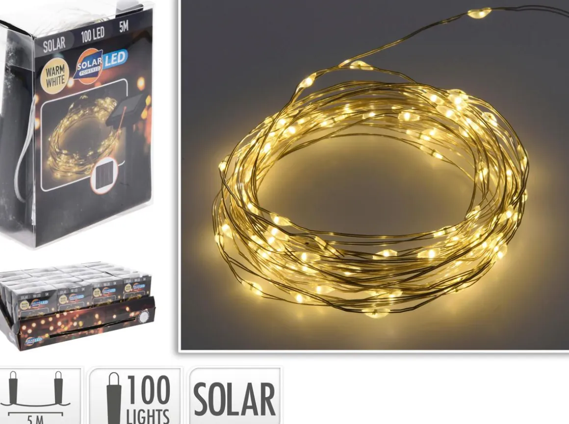 SOLAR LED VALONAUHA 100PCS