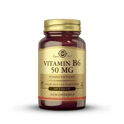 SOLGAR B6-VITAMIINI 50 MG  100 KPL