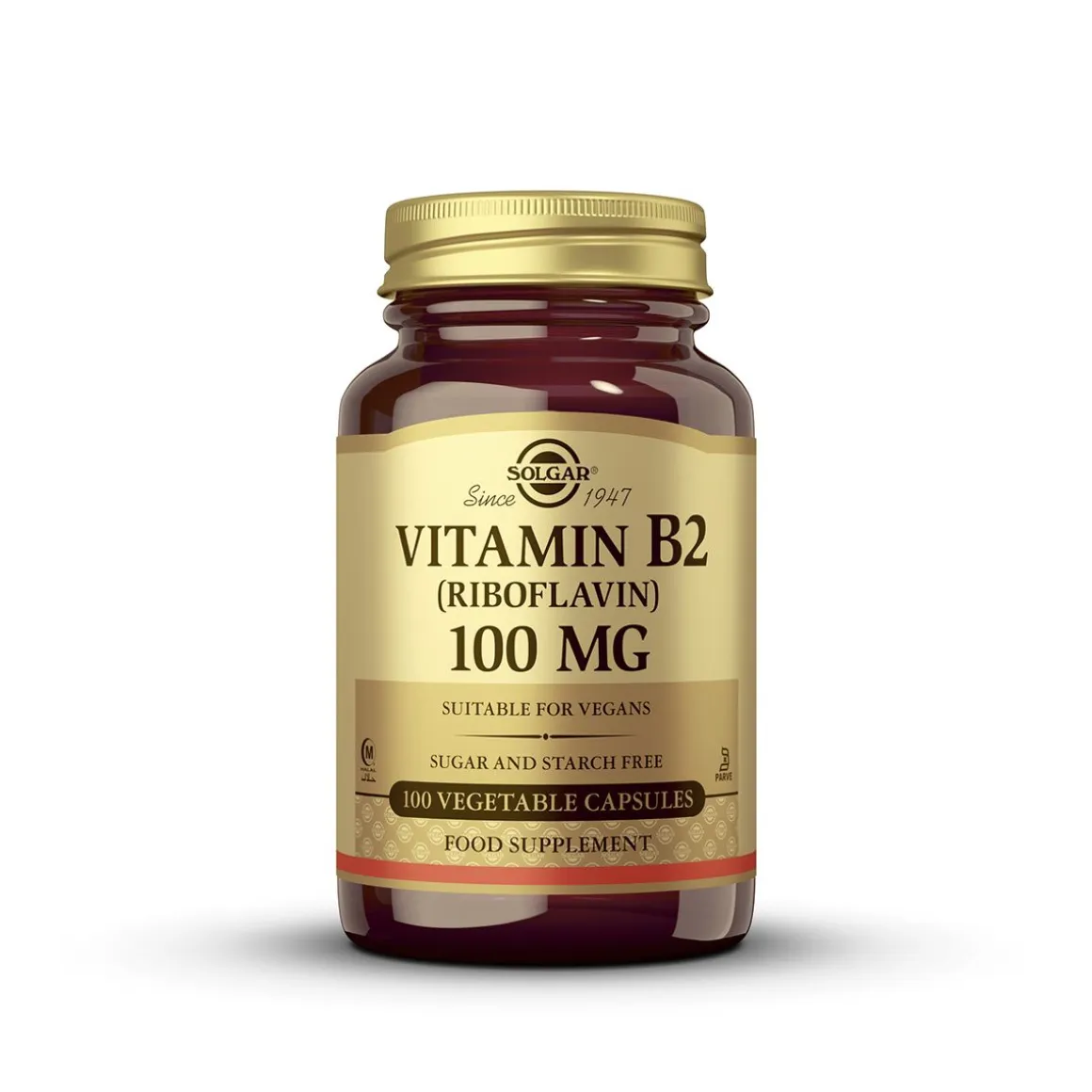 SOLGAR B2-VITAMIINI 100 MG 100 KPL