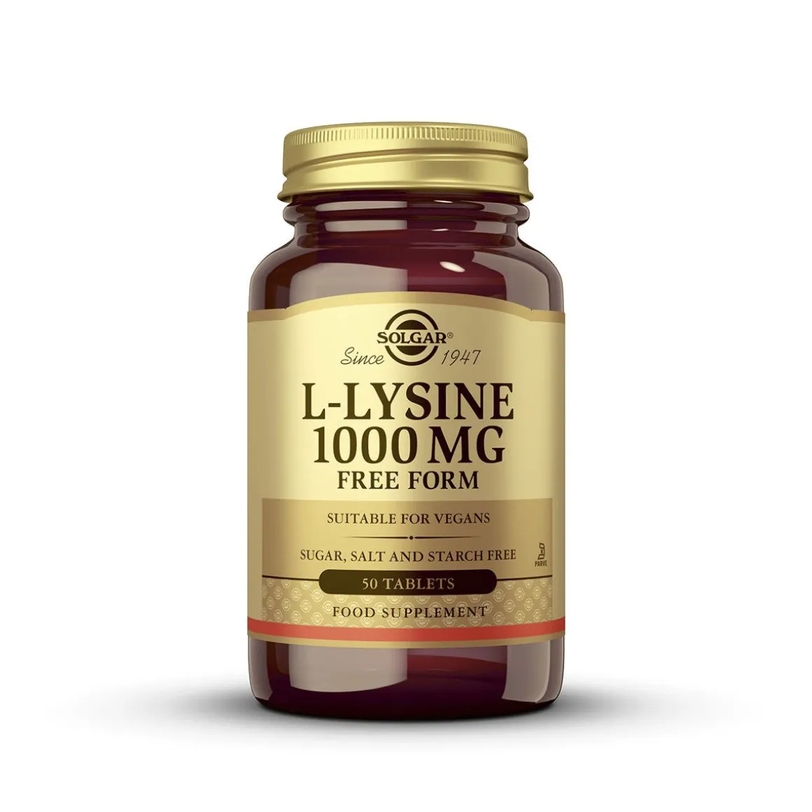 SOLGAR L-LYSIINI 1000 MG 50 KPL