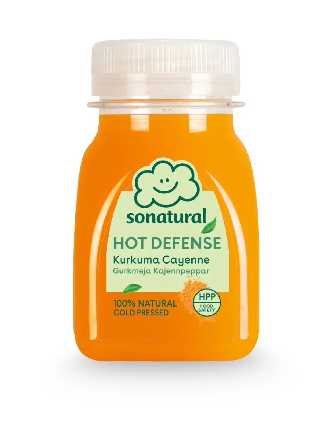 SONATURAL INKIVÄÄRI SHOT KURKUMA-CAYENNE 125 ML