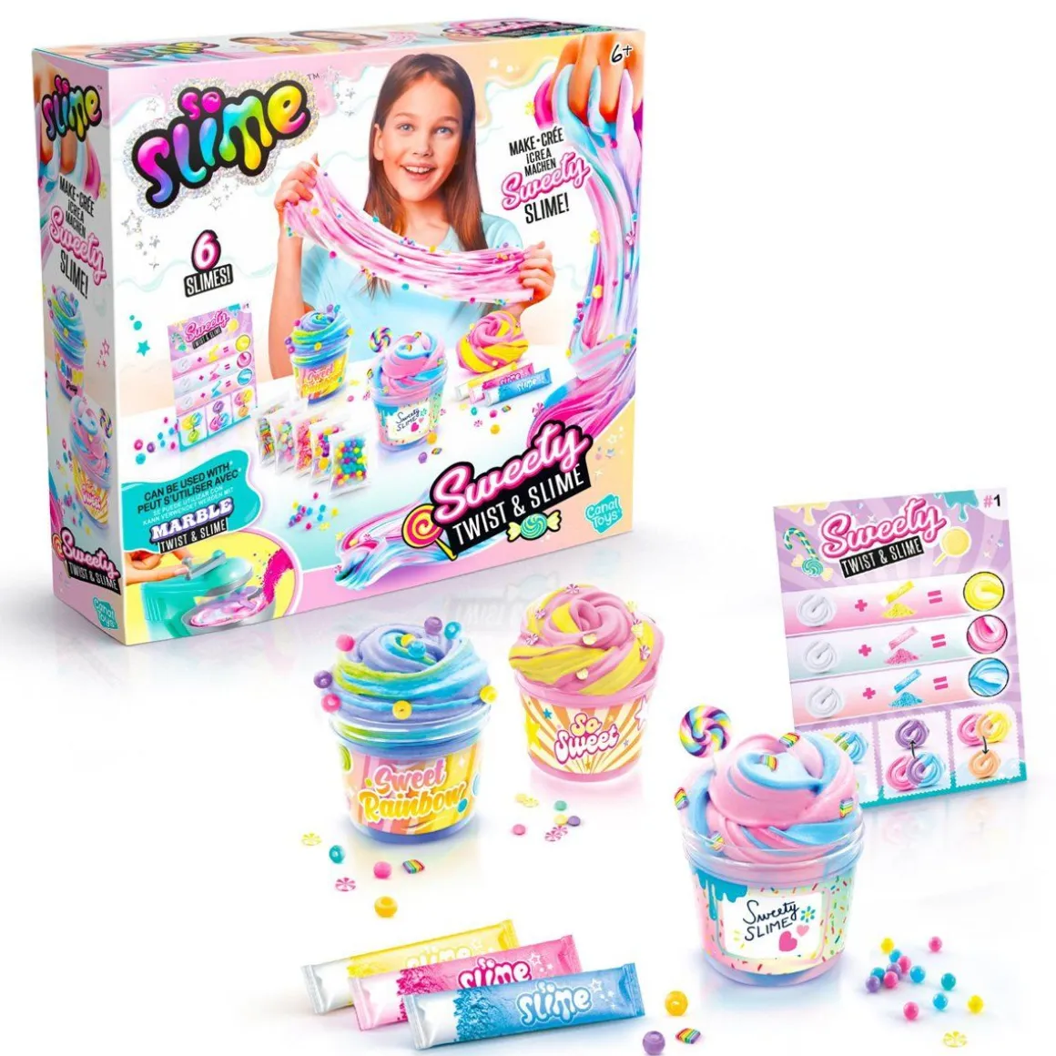 SO SLIME MARBLE TWIST AND SLIME SETTI