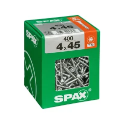 SPAX RUUVI TORX UPPOKANTA, OSAKIERRE WIROX 4X45 XXL 400KPL
