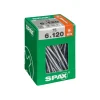 SPAX RUUVI TORX UPPOKANTA, OSAKIERRE WIROX 6X120 XXL 75KPL
