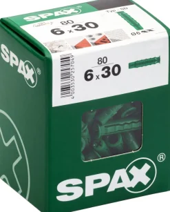 SPAX SD NYLONTULPPA 6X30MM 80KPL L