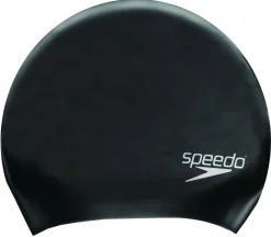 SPEEDO LONG HAIR CAP UIMALAKKI PITKILLE HIUKSILLE MUSTA
