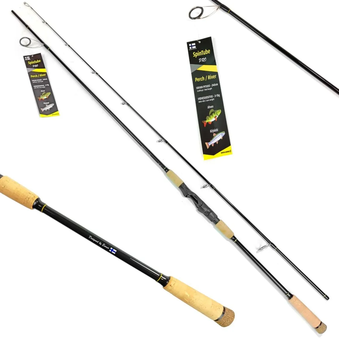 SPINTUBE PRO PERCH/RIVER LIGHT AVOKELAVAPA 240 CM 3-15 G
