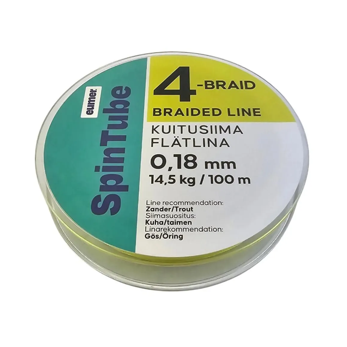 SPINTUBE 4 KUITUSIIMA FL 0,18 MM/100 M 14,4 KG