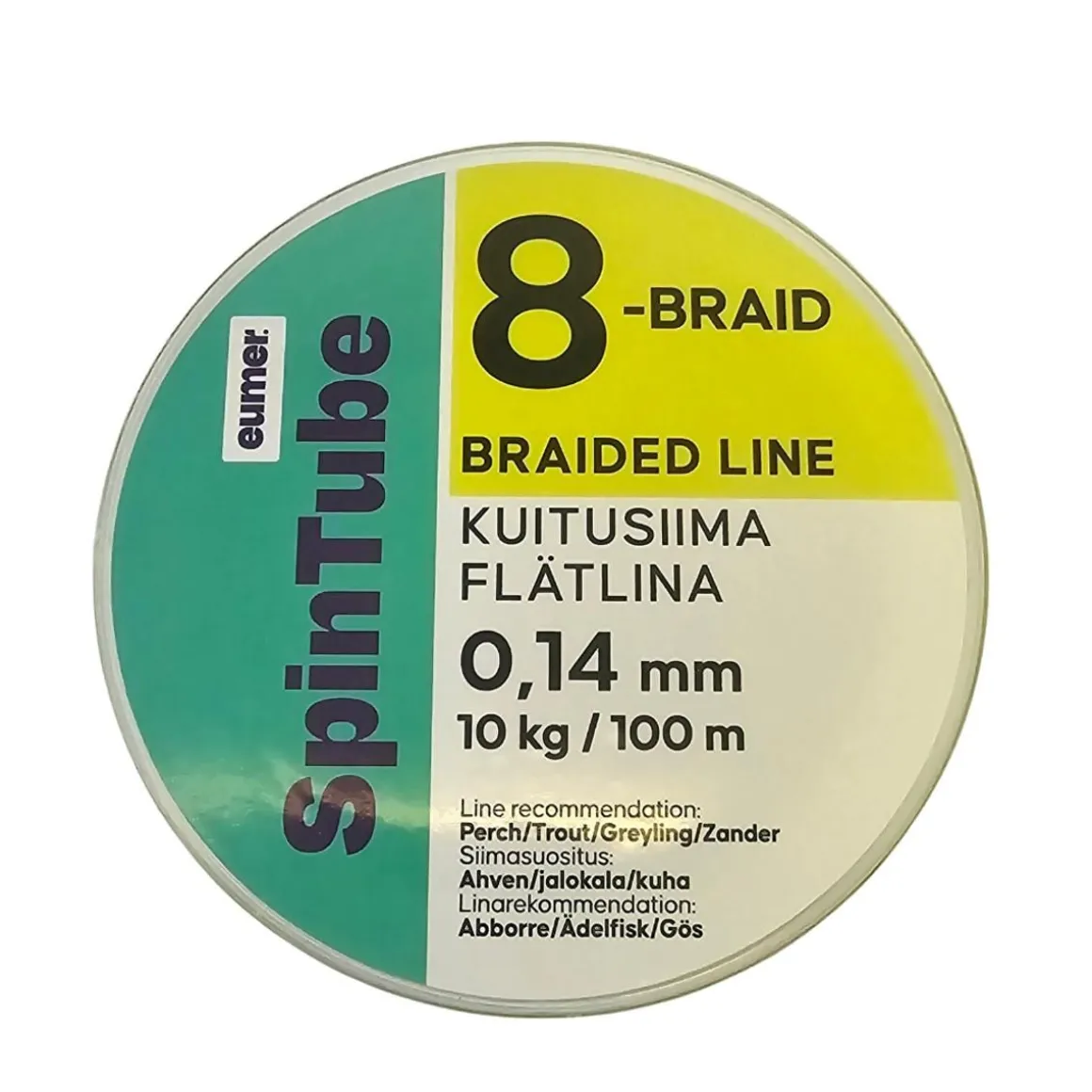 SPINTUBE 8 KUITUSIIMA FL 0,14 MM/100 M 10 KG