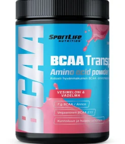 SPORTLIFE BCAA TRANSPORT VESIMELONI-VADELMA 300 G