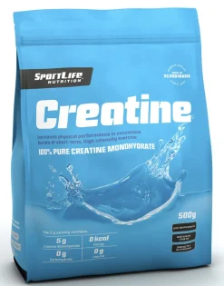 SPORTLIFE NUTRITION CREATINE KREATIINIMONOHYDRAATTIJAUHE 500 G