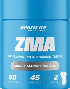 SPORTLIFE NUTRITION ZMA KAPSELI 90 KPL