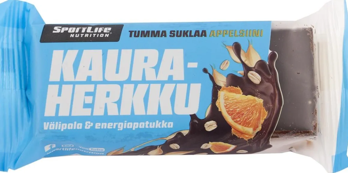 SPORTLIFE NUTRITION KAURAHERKKU TUMMASUKLAA-APPELSIINI 70 G
