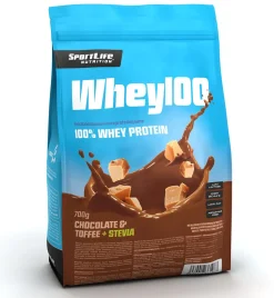 SPORTLIFE NUTRITION WHEY100 HERAPROTEIINI SUKLAA-TOFFEE 700 G