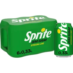 SPRITE ZERO SITRUUNA-LIME 0,33 TLK 6-PACK 1,98 L