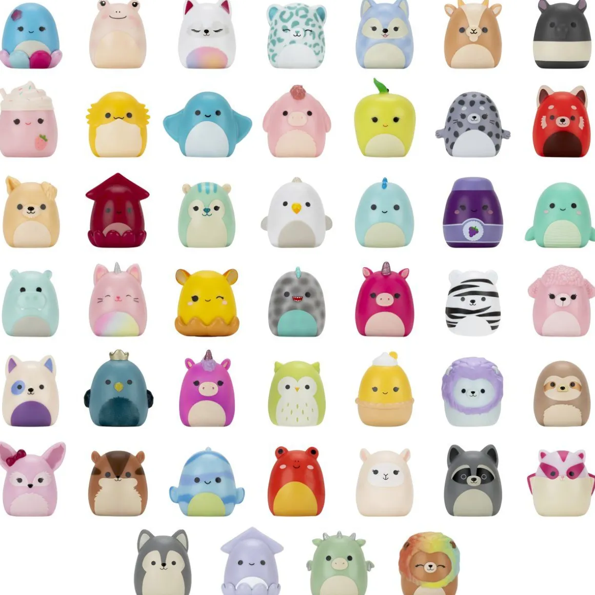 SQUISH-A-LONGS 2,5 CM YLLÄTYSHAHMO 2 KPL S2