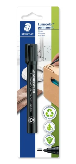 STAEDTLER 352 HUOPAKYNÄ PERMANENT PYÖREÄ 2MM BLISTERI MUSTA