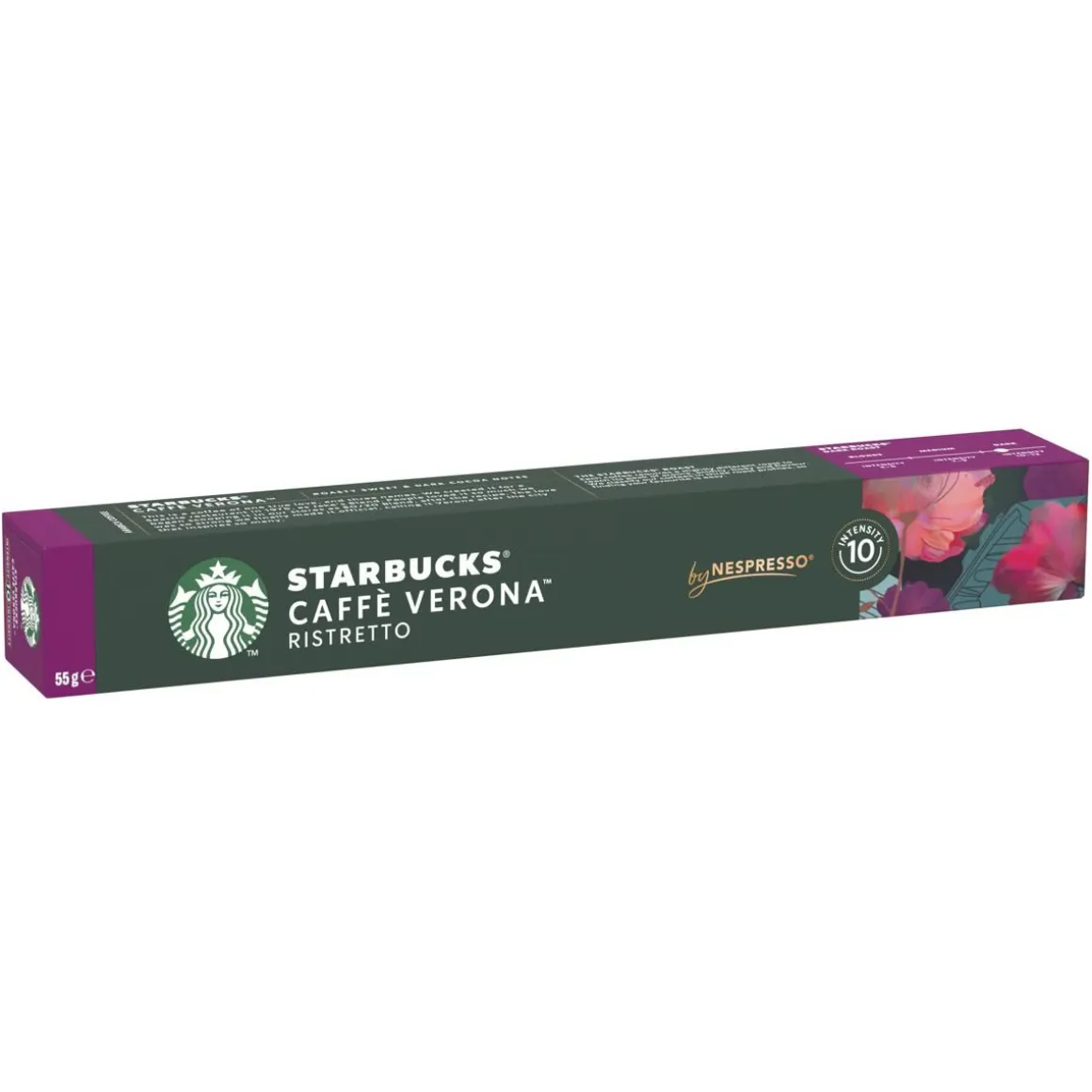 STARBUCKS NESPRESSO CAFFÉ VERONA RISTRETTO 10 KAPS 55 G