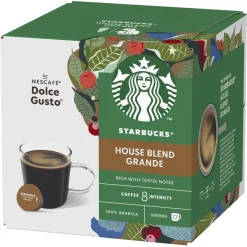 STARBUCKS NESCAFÉ DOLCE GUSTO HOUSE BLEND GRANDE 12 KAPS 102 G
