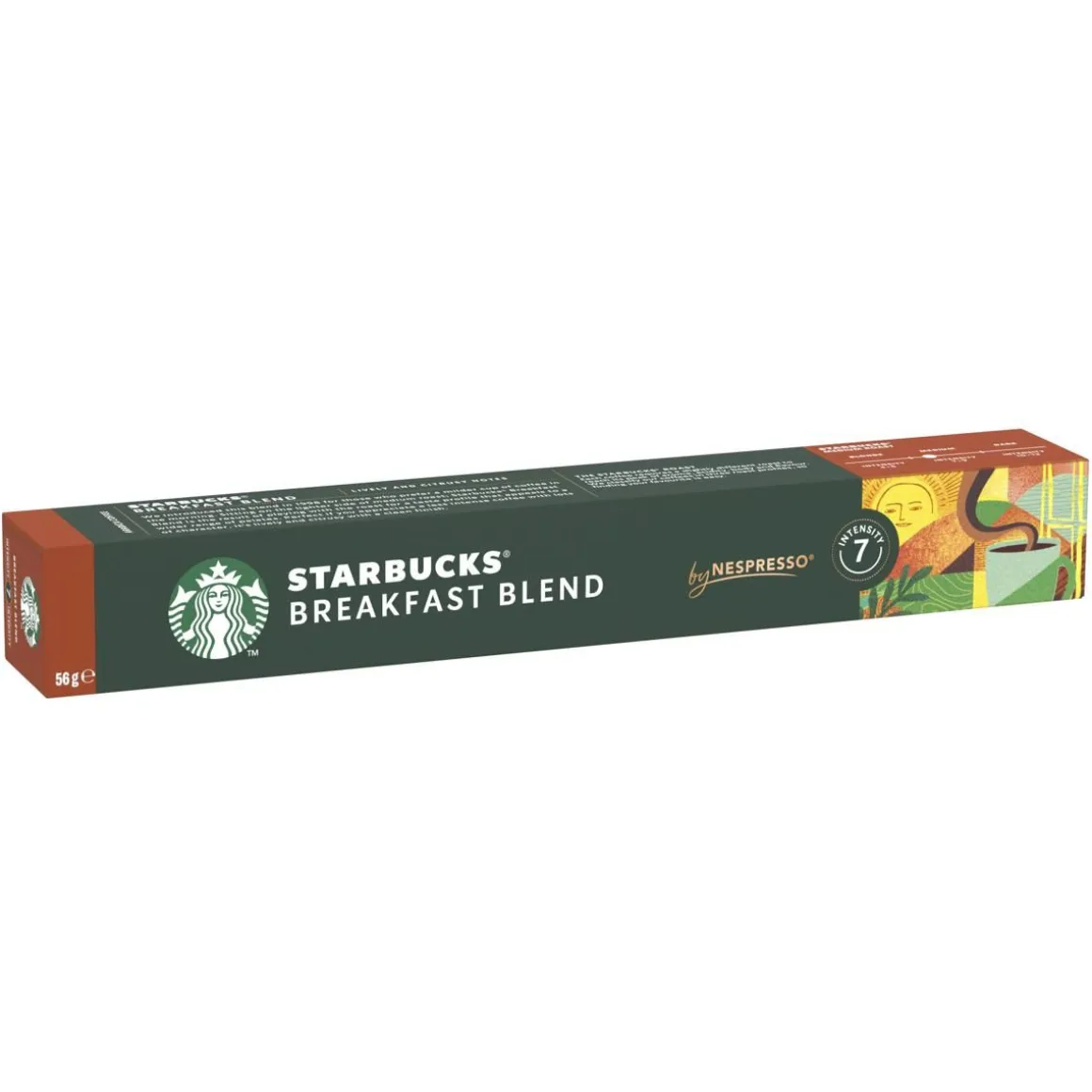 STARBUCKS NESPRESSO BREAKFAST BLEND 10 KAPS 56 G