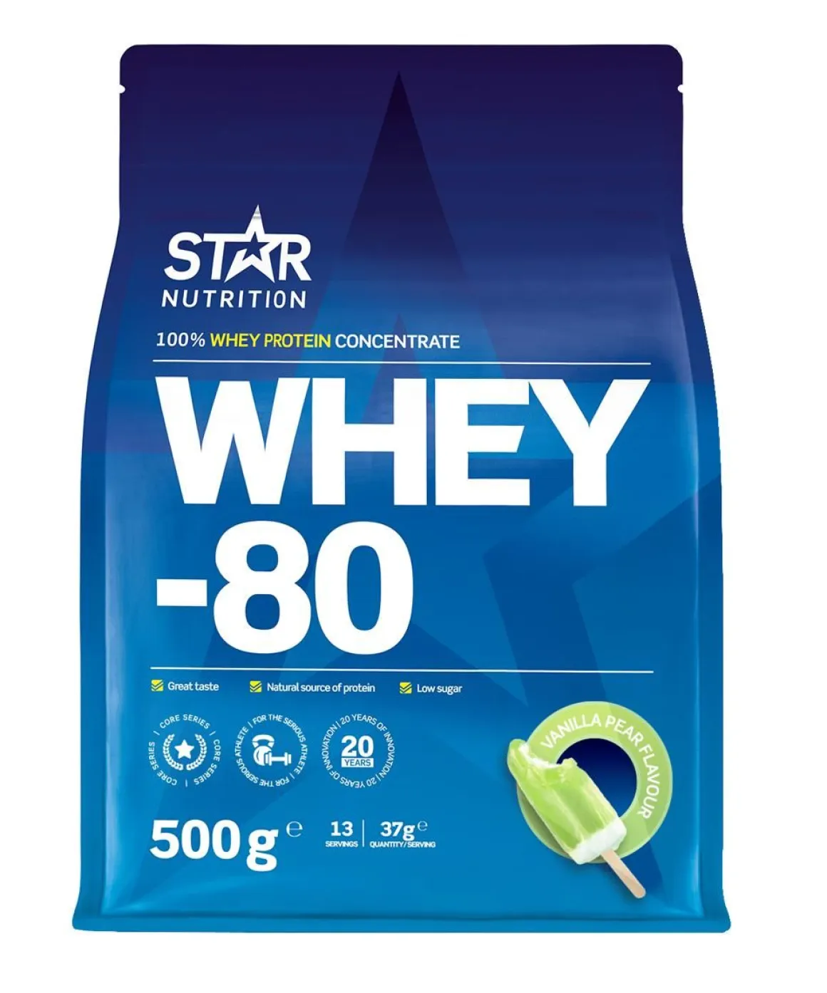 STAR NUTRITION WHEY-80 VANILLA PEAR 500 G