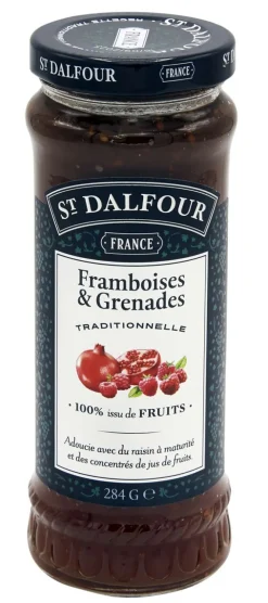 ST.DALFOUR VADELMA-GRANAATTIOMENA HILLO 284 G