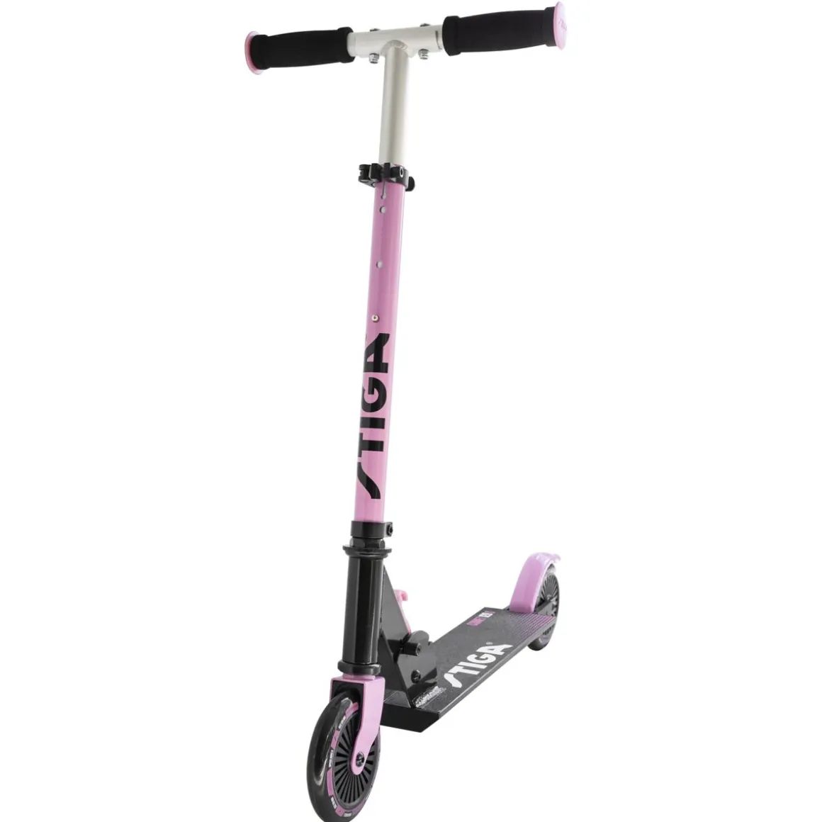 STIGA COMET 120 POTKULAUTA MUSTA-PINKKI