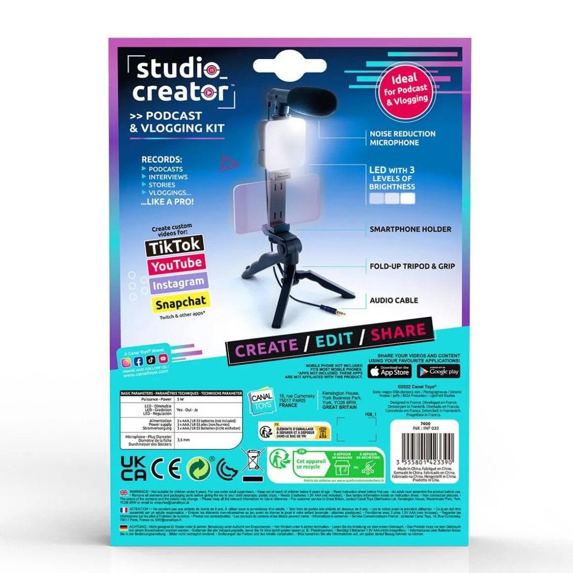 STUDIO CREATOR VLOGGING SETTI