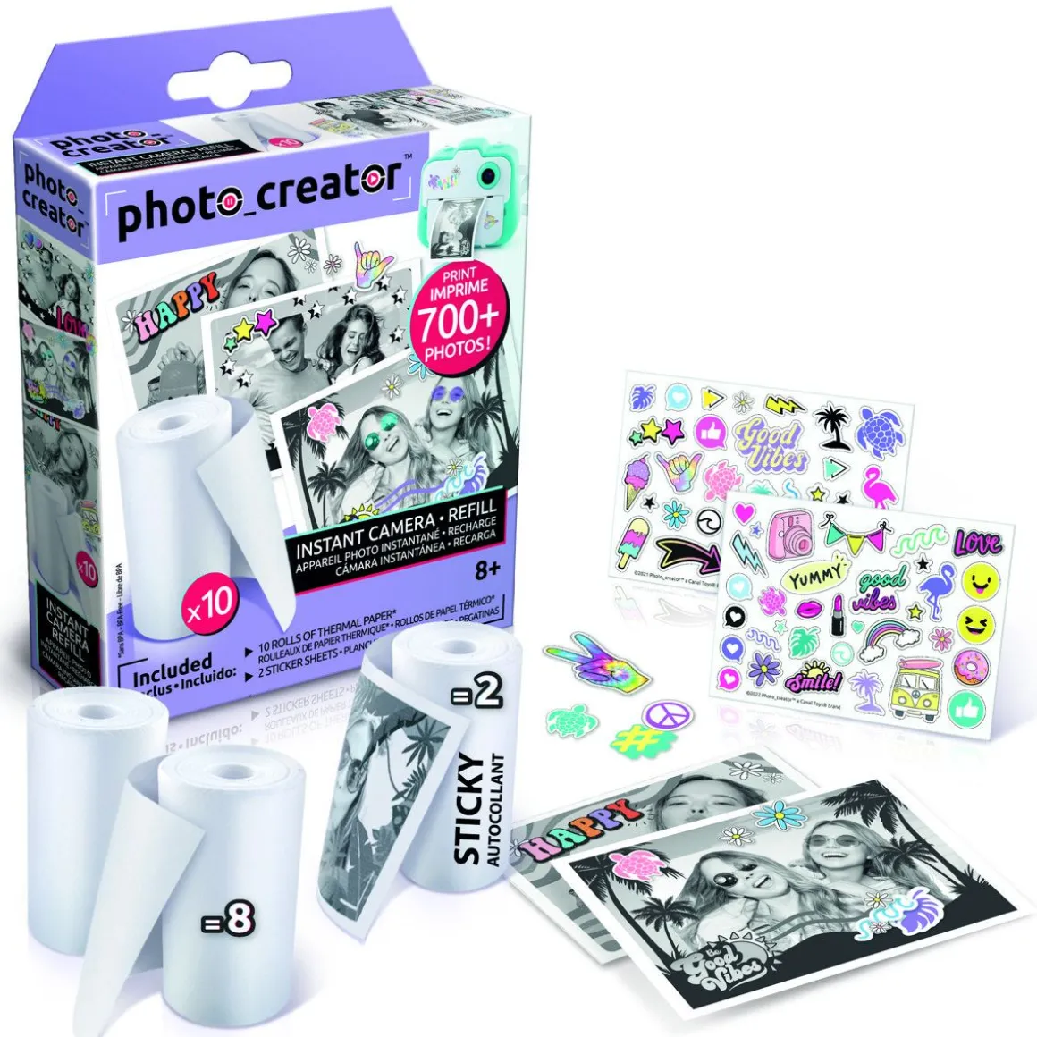STUDIO CREATOR PHOTO CREATOR INSTANT CAMERA REFILL PAPER AND ST