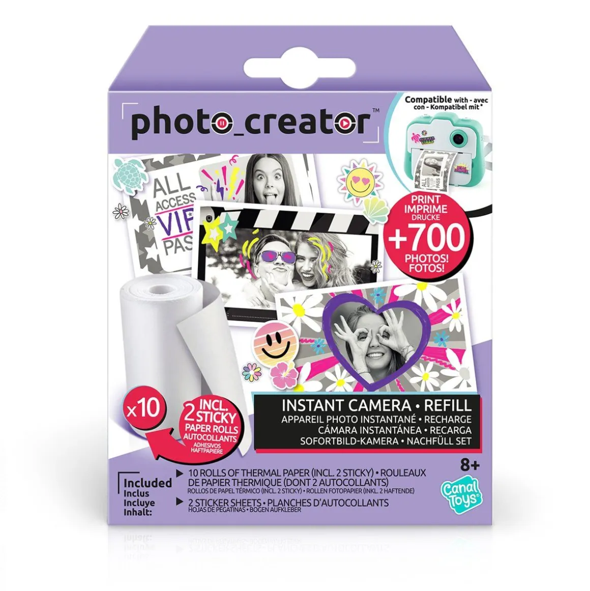 STUDIO CREATOR PHOTO CREATOR INSTANT CAMERA REFILL PAPER AND ST