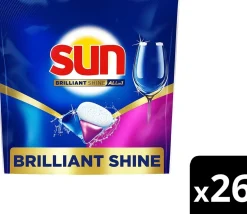 SUN ABSOLUTE BRILLIANT SHINE ALL-IN-1 KONETISKIKAPSELI 26 KPL