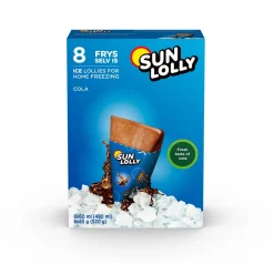 SUN LOLLY MEHUJÄÄ 8X60ML/65G COLA 480 ML