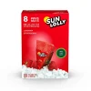 SUN LOLLY MEHUJÄÄ 8X60ML/65G MANSIKKA 480 ML