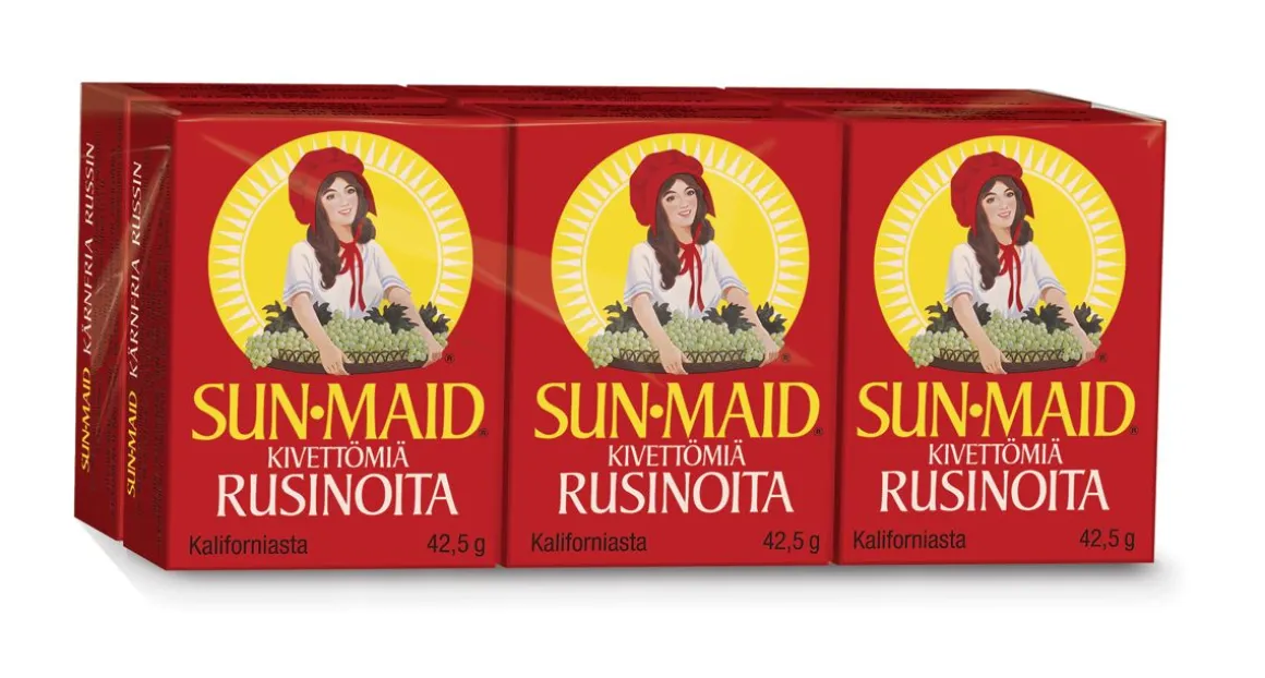 SUN MAID KALIFORNIALAISIA RUSINOITA 6X43G 258 G