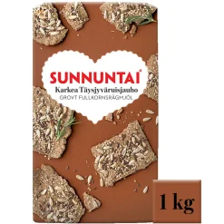 SUNNUNTAI KARKEA TÄYSJYVÄRUISJAUHO 1KG
