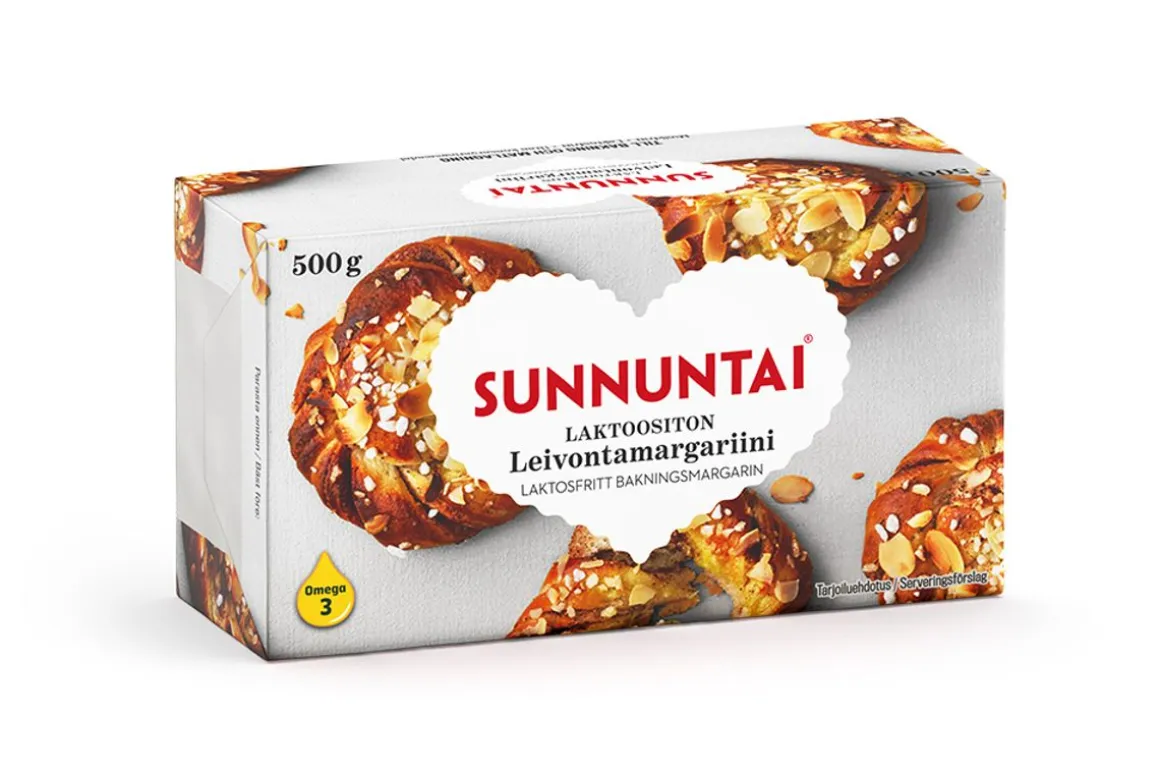 SUNNUNTAI LEIVONTAMARGARIINI LAKTON 500 G