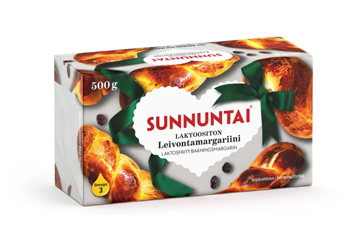 SUNNUNTAI LEIVONTAMARGARIINI LAKTON 500 G