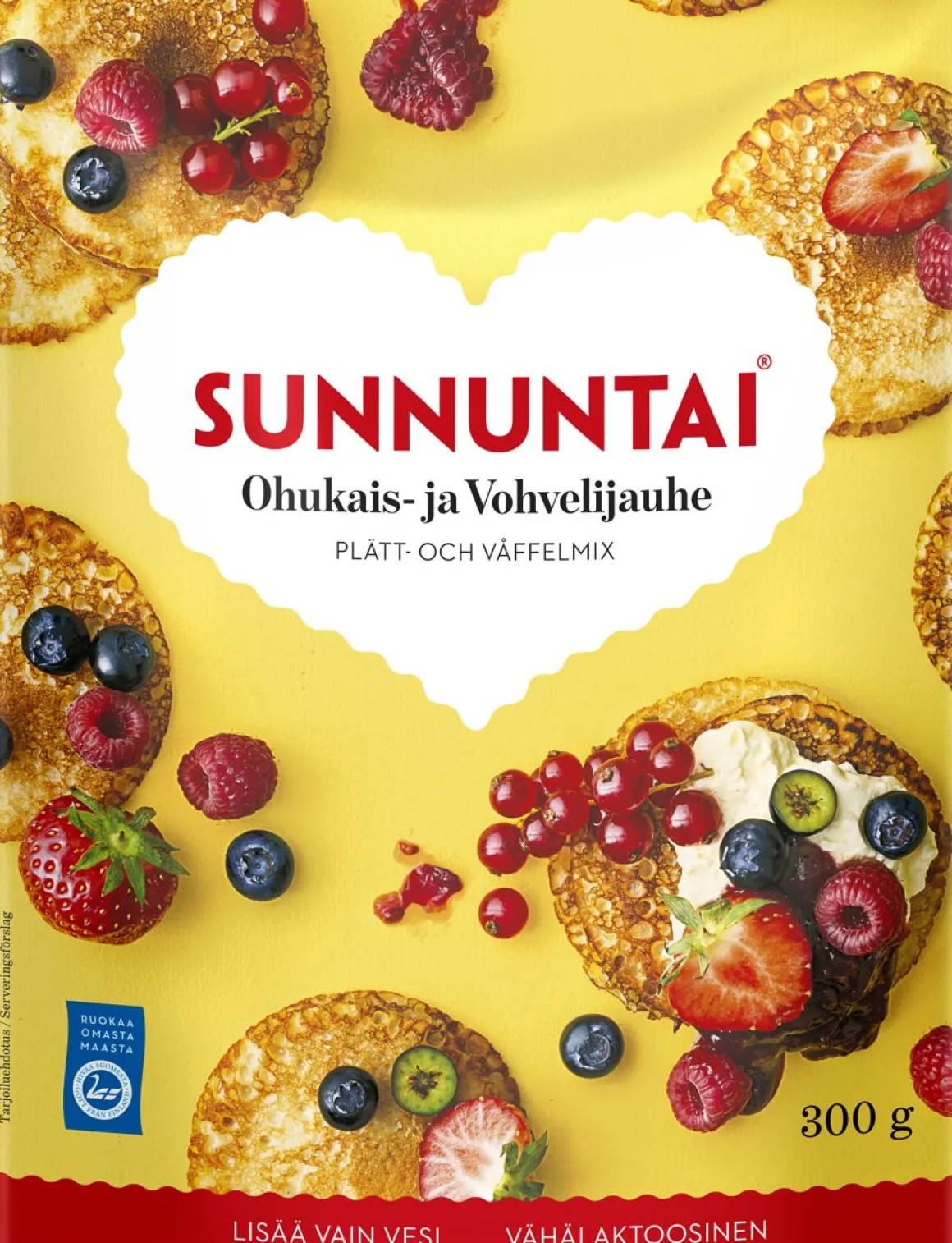 SUNNUNTAI OHUKAIS- JA VOHVELIJAUHO 300 G