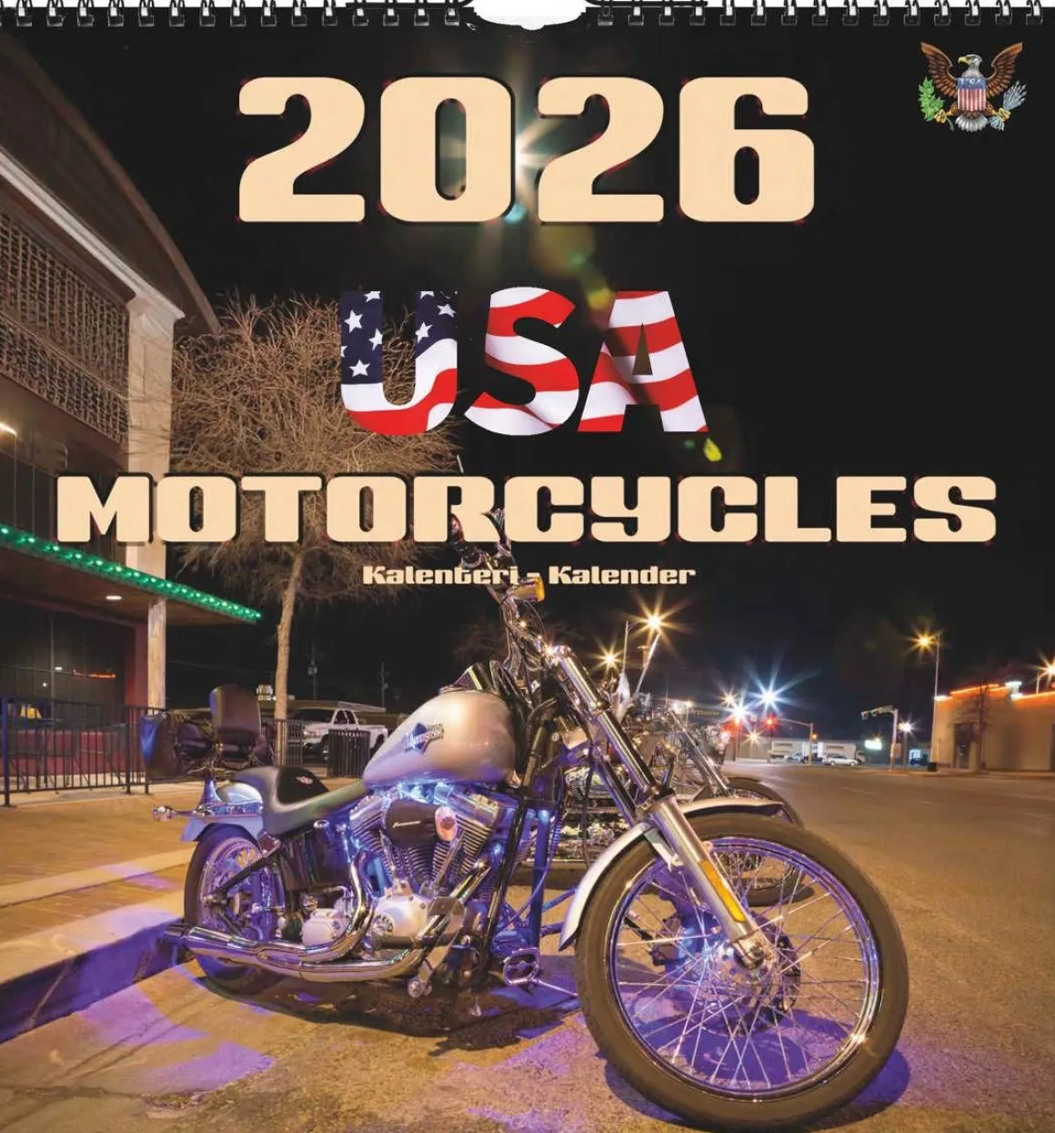 SUOMEN AIKA ISO SEINÄKALENTERI USA MOTORCYCLES