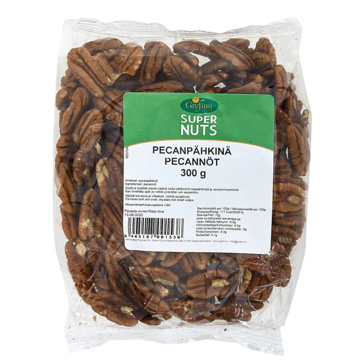 SUPER NUTS PECANPÄHKINÄ 300 G