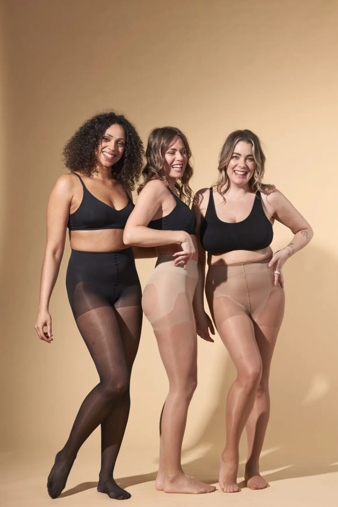 SUPPORT HERO NAISTEN 30DEN SCULPTING SUKKAHOUSUT TAN L