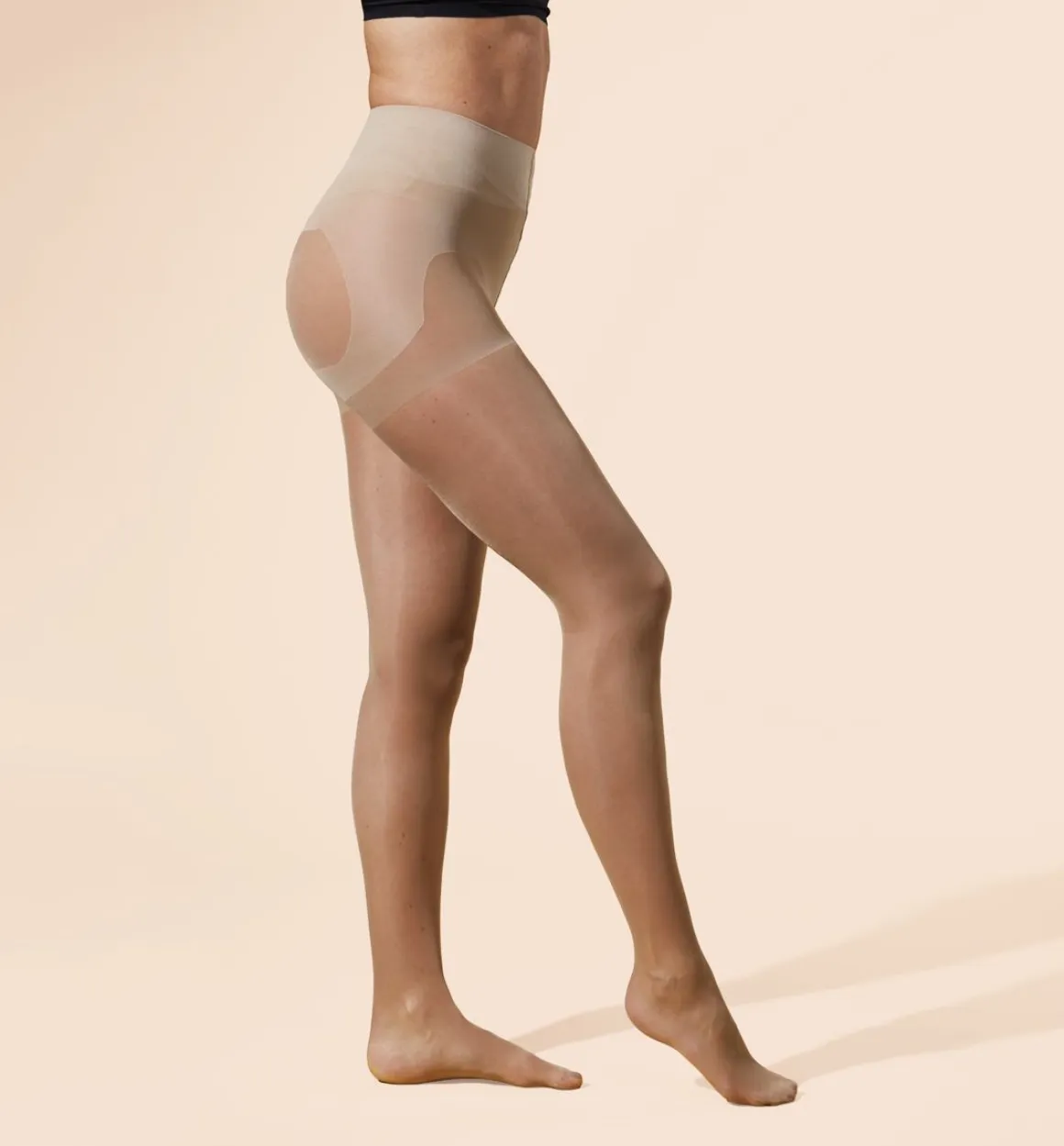SUPPORT HERO NAISTEN 30DEN SCULPTING SUKKAHOUSUT NUDE XL