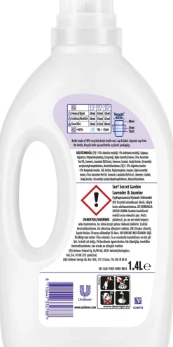 SURF PYYKINPESUNESTE SECRET GARDEN LAVENDER & JASMINE 1400ML 1,4 L