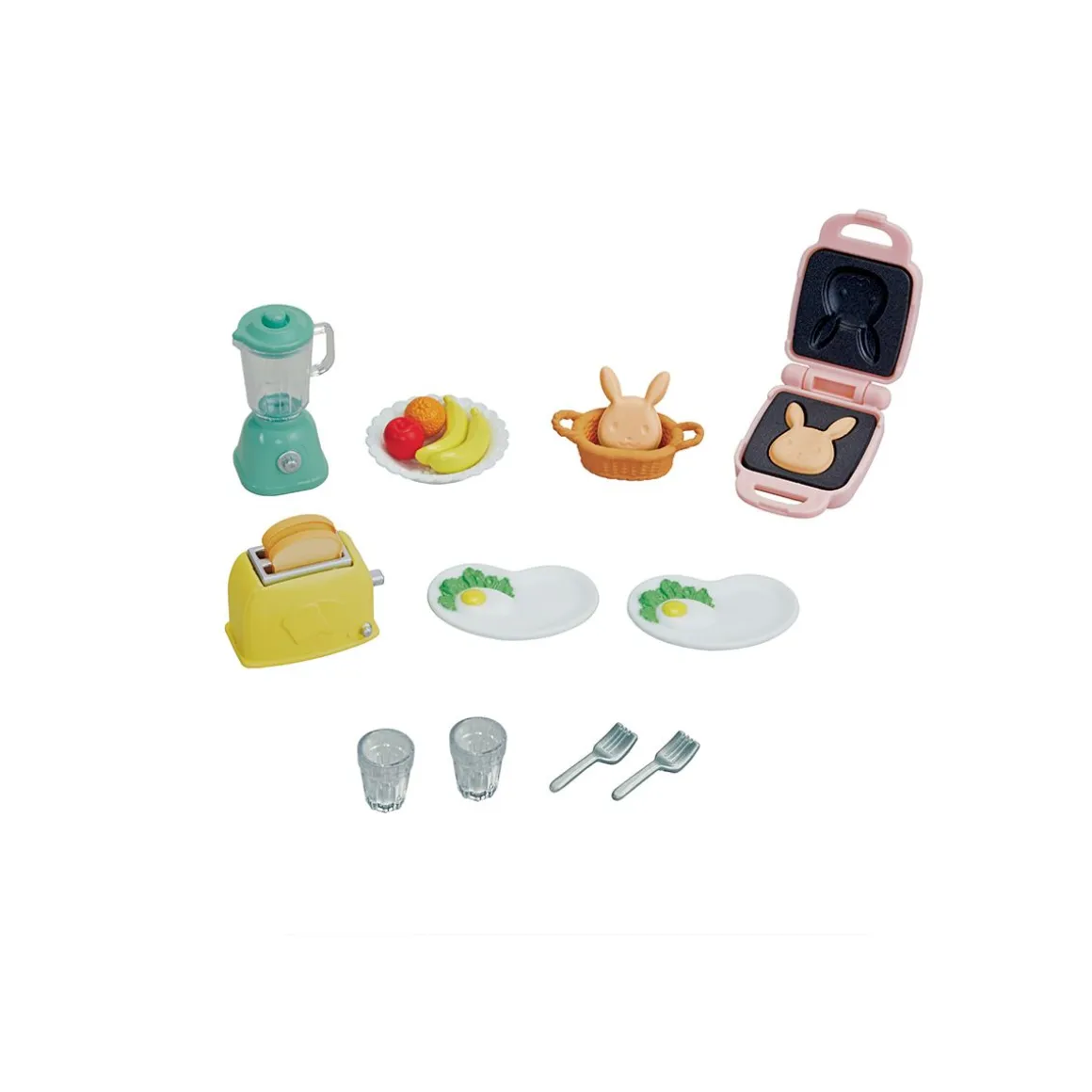 SYLVANIAN FAMILIES 5444 AAMIAISSETTI LEIVÄNPAAHTIMELLA