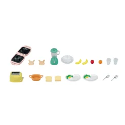 SYLVANIAN FAMILIES 5444 AAMIAISSETTI LEIVÄNPAAHTIMELLA
