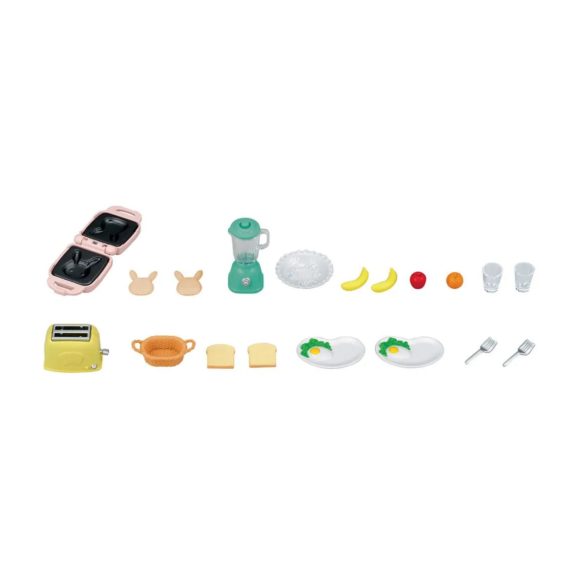 SYLVANIAN FAMILIES 5444 AAMIAISSETTI LEIVÄNPAAHTIMELLA
