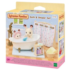 SYLVANIAN FAMILIES HIENO KYLPY-JA SUIHKUSETTI