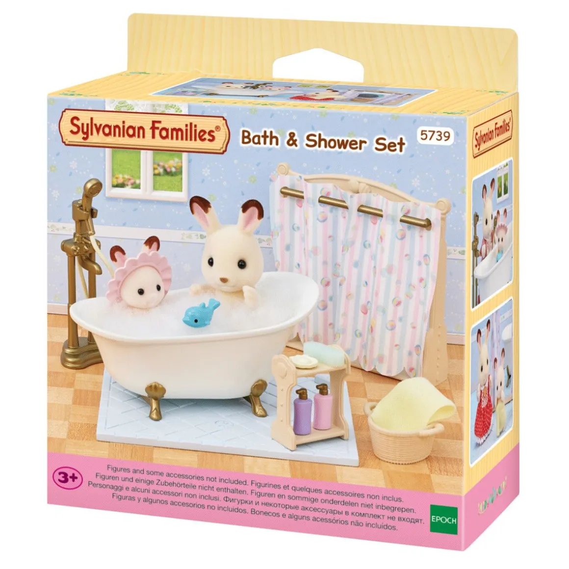SYLVANIAN FAMILIES HIENO KYLPY-JA SUIHKUSETTI