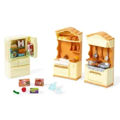 SYLVANIAN FAMILIES MAALAISTALON KEITTIÖ JÄÄKAAPILLA