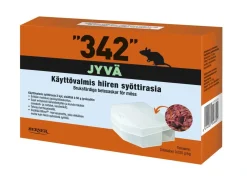 342 SYÖTTIRASIA, Á 50G JYVÄSYÖTTI 2KPL